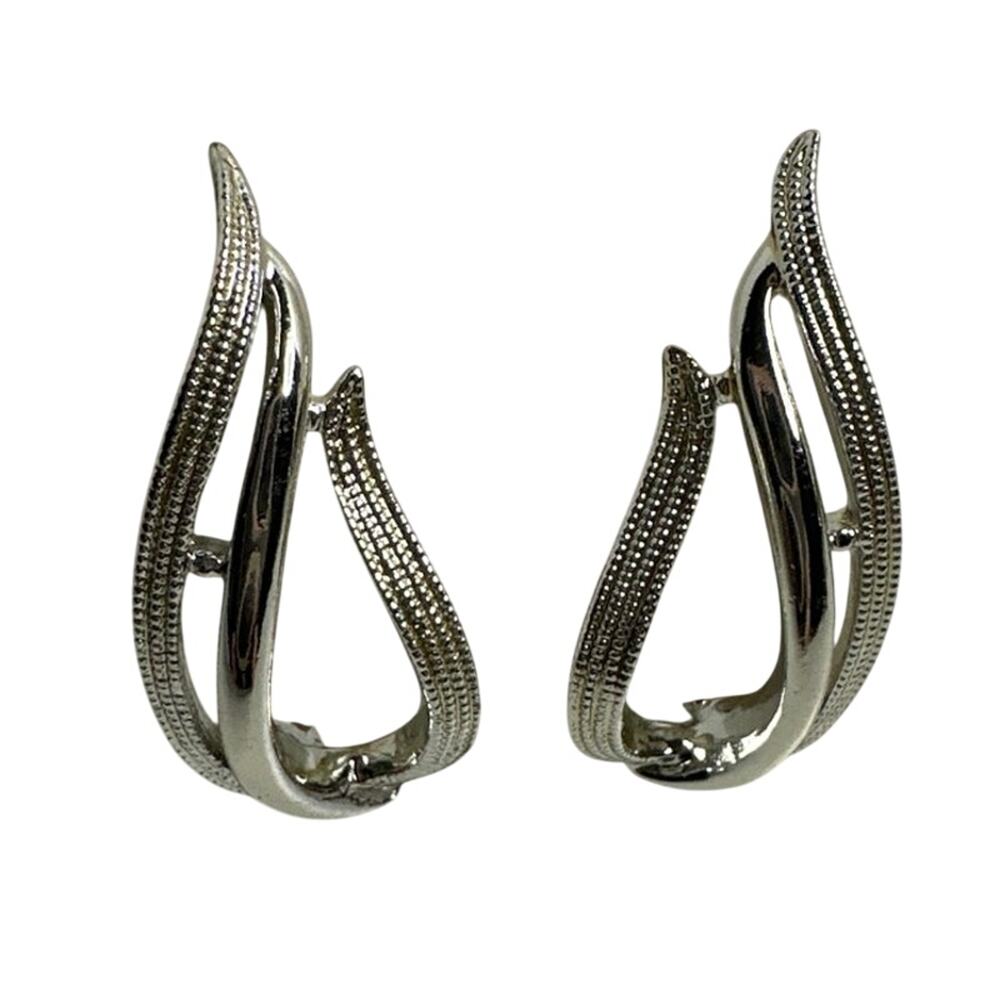 Vintage Sarah Cov Tear Drop Clip On Earrings Fashion Jewelry 8506 0C NWOT